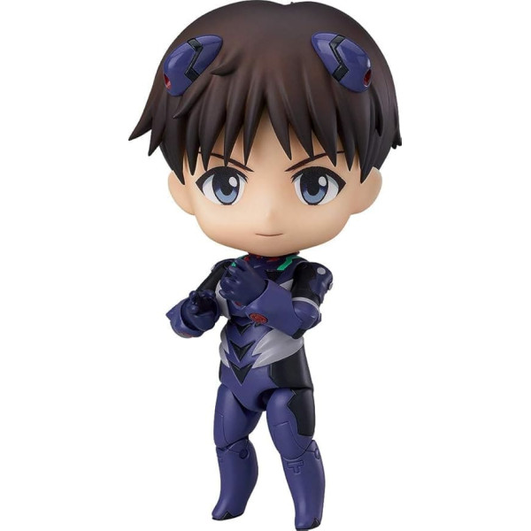 Rebuild of Evangelion Figurine Nendoroid Shinji Ikari Langley Plugsuit Ver. (re-Run) 10 cm