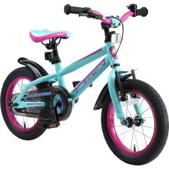 Bikestar Children's Bicycle 14 Inch for Girls and Boys from 4 Years Old, Urban Jungle Bicycle for Children