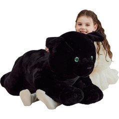 IKASA Large Cat Cuddly Toy, Giant Soft Toy, 78 cm Large Plush Toy, Giant Plush Toy, Jumbo Plush Toy, Gift for Children