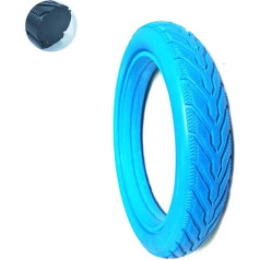 12 x 1.75 Coloured Solid Tyres, Maintenance Free Explosion-proof Tyres, No Inflation, PU Stroller/Bicycle Tyre
