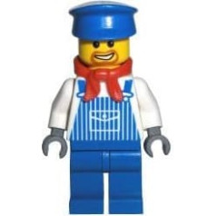 LEGO Loose Minifigure Max the Train Engineer by LEGO