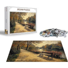 Puzzle Landscape Puzzle 6000 Pieces Flower Wooden Puzzle Adults, Premium Quality Classic Wooden Educational Game, Classic Fun Jigsaw Adults, Challenging Game Jigsaws for Home Decor Gift x-229