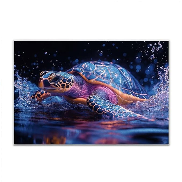 Puzzle 2000 Teile Meeresschildkröten Tier Puzzle Erwachsene Anspruchsvoll, Klassische Holzpuzzle Erwachsene, Puzzlespiele für Die Ganze Familie, Wooden Jigsaw Puzzel ab 14 Jahre für Junge Mädchen I-5