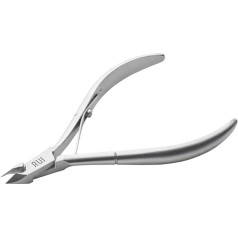 Rui Smiths PROFESSIONAL Precision Surgical-Grade Stainless Steel Cuticle Nippers, French Handle D01 (Single Spring 5mm (Half Jaw))