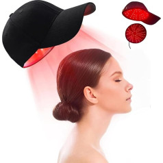 Red Light Therapy Hat for Men and Women, 82 LEDs 660 Nm and 850 Nm Hair Therapy Hair Growth Cap, Anti-Hair Loss Relaxing Scalp Care Hat, Hair Loss Treatments, Hair Growth Device