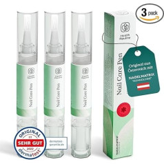 Health Routine Nail Care Pen Set of 3 - The Original from Austria - Cosmetic Nail Care - For Nourished Fingernails & Toenails - With Tea Tree Oil, Vitamin E & Aloe Vera