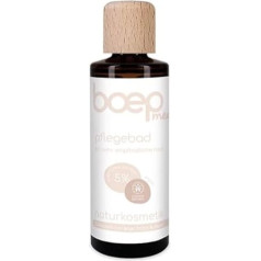 boep med Care Bath | Replenishing Bath Oil for Very Sensitive Skin and for Neurodermatitis | For Babies, Children and Adults | Developed by a Doctor | Vegan Natural Cosmetics (125 ml)