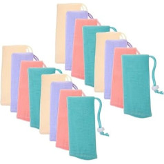 minkissy 16St Seifennetz-Aufbewahrung Schwamm-Lanyard Handtasche Seife Heißsiegelmaschine runder Weidenkorb Abs soap holder seifenablage Aufbewahrung von Seifenbeuteln Seifensäckchen Sport