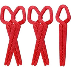 Nagellack-Schutz für Finger, Set mit 5 Spitzen, 3D-Nagelpinzette, auslaufsicher, für Zuhause, Maniküre, Reisen, Partys und den Außenbereich