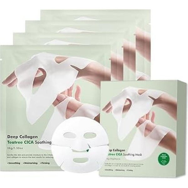 Koreanische Kollagen-Gesichtsmaske für die Nacht: Tiefenwirksame Feuchtigkeitsversorgung, Porenverkleinerung und ebenmäßiger Hautton – sanft zu empfindlicher Haut