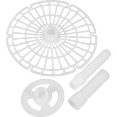 Hemobllo 1 Set Gemüsepresse Zubehör Für Gurkenpressen Presszubehör Gärgefäß Netzpresse Gurkenpressplatte Konservenzubehör Gurkendosenpresse Netzplatten Gurkenplatte Weißer