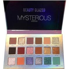 Beauty Glazed 18 Colours Shimmer Matte Pigment Glitters Makeup Shine Diamond Eyeshadow Palette Smoky Nude Makeup Gloss Durable Waterproof Eyeshadow Cosmetics