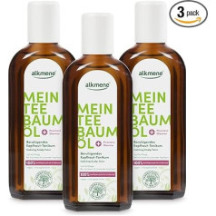 alkmene My Tea Tree Oil Scalp Tonic 3 x 250 ml Itching Relief 100% Confirmed - Natural Tea Tree Oil, Vegan & Climate Neutral - Soothing Hair Water for Dry & Itchy Scalp