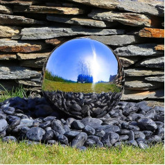 Stainless Steel Ball Elaborately Polished 30 cm for Fountain Garden Fountain Decorative Fountain Water Feature