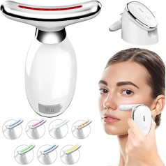 Electric Face Massager, Face Massager for Wrinkles, Red Light Therapy Face Firming Device, Skin Rejuvenation Beauty Device, Anti-Wrinkle Neck for Skin Tightening & Lifting