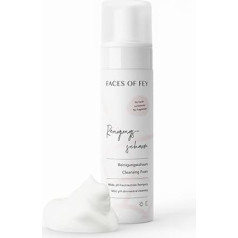 Mild Facial Cleansing - Cleansing Foam for Face - Facial Cleansing for Impure, Oily & Dry Skin as well as Acne - FACES OF FEY Natural Cosmetics Face Foam Cleanser - 200 ml