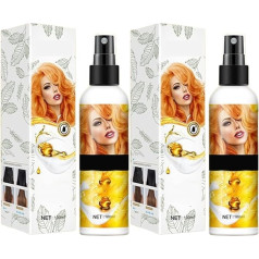 Nourishing leave-in spray for repairing and moisturising dry hair, nourishing, detangling conditioner spray for fine, damaged or frizz-prone hair (2pcs)