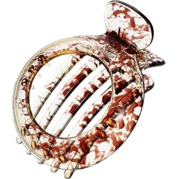 Small Hair Clip for Thin Hair, Non-Slip Flat Hair Claw, Strong Hold, Durable Spring Effect, Light Brown Hair Clips, Everyday Hair Accessories Clips for Women and Girls