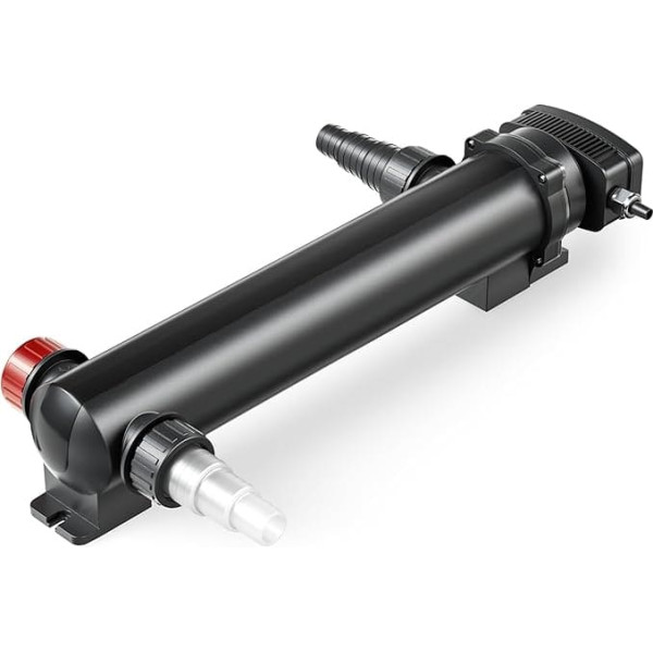 SunSun CUV-324 Pond Clarifier 5000 l/h / 24 W UVC, Pre-Clarifier for Pond Filter & Pond Pump, Water Clarifier with UV Lamp, Light Filter for Algae Control