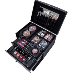 Makeup Case - Stylish Essenials - 57 Pcs - Gift box, Christmas gift, gift for women, make-up box