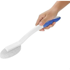 Foot Pumice Stone, Long Handle, Removes Dead Skin, Cutin Foot Brush, Pumice Stone with Handle, Pumice Stone for Cleaning with Scrubbing, Pumice Stone Foot Massage Cleaner
