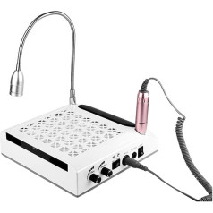 Nagelstaubsauger, 4-in-1 Nalsaur Schleifmaschine Beleuchtung Nail Master absaur Aspirateur Professionnel Nalpolieren, für Maniküresalon-Maschine