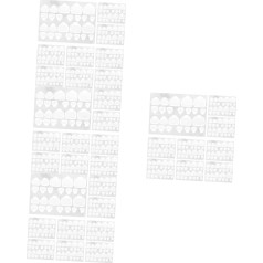 PACKOVE 4 Sätze Sticky Nail Tabs Nagelklebe Tabs Nagel Tips Aufklebbare Nägel Impress Press On Nails Nagelkleber Für Press On Nails Press On Nail Glue Transparent Hochwertig 20 Blätter * 4