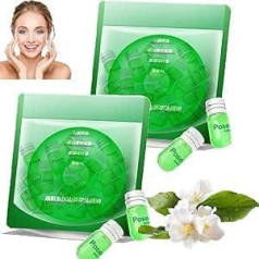 Cisto Mini-Abschminköl-Entferner, weichmachend, beruhigend, Einweg, tragbar, feuchtigkeitsspendend, Make-up-Entferner, leicht zu tragen, Grün