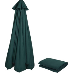 Parasol Replacement Cover 3 m / 270 cm / 2 m / 230 cm / 250 cm 8 Struts / 6 Struts, Anthracite/Blue/Grey/Red/Beige, UV Protection 80, Windproof Stable Beach Patio Garden Parasol Replacement Parts