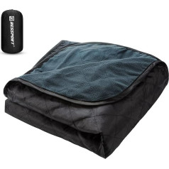 Bessport Camping Blanket, Picnic Blanket, Sand-Repellent Camping Blanket, Warm Outdoor Picnic Blanket, Fleece, 200 x 145 cm - for Outdoor, Picnics, Camping, Travel, Patio and Home Use