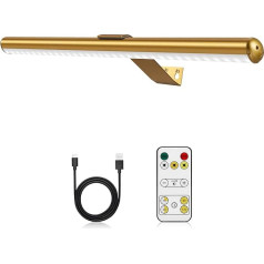 TINTINDOC Picture light with remote control wireless picture lamp battery wall with remote control art lamp rechargeable wireless for painting with remote control