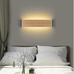 Martll wall light, indoor, wood LED wall light, wall lighting for living room, bedroom, corridor, stairs light lamp, warm white night light, interior lighting.