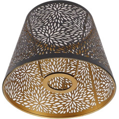 Metal Lampshade E26 E27 Forest Design for Table Lamp Standing Pendant Lamp Metal Etching Process Large Lampshade