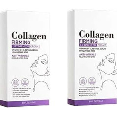 Firming Neck Cream with Roller - Anti-Wrinkle & Lifting Effect, Moisturising Anti-Ageing Care with Elastin & Peptides, Soothing 110 g Neck Cream with Light Texture (2)