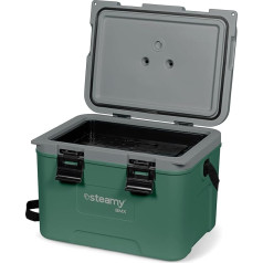 BMX 21 Cool Box Specially Designed for Building Construction Includes Divider and Tray 21 Litres Green