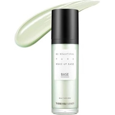 THANKYOU FARMER Be Beautiful Pure Make Up Base Green SPF30+ PA++ Correcting Redness and Uneven Tone 1.40 fl oz (40 ml)