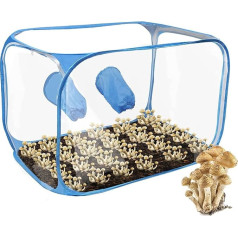 Mushroom Grow Tent, 90 x 60 x 60 cm, Silent Air Box for Mushroom Breeding Tent, Mushroom Growing Set, Compact Mushroom Breeding Air Box, Foldable Mushroom Growing Bag, Horticultural Accessories for
