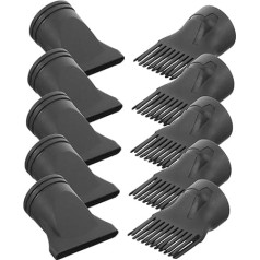 minkissy 1 Set Hair Styling Tips Comb Hair Dryer Nozzle Adapter Only Hair Dryer Nozzle Professional Hair Dryer Hotel Hair Dryer Diffuser Hair Dryer 10 Pieces