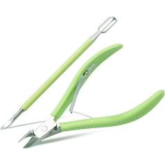 Set of 2 Cuticle Nippers Stainless Steel Cuticle Remover Professional Stainless Steel Cuticle Cutter Cuticle Nipper for Trimming Hard Cuticles and Hangnails