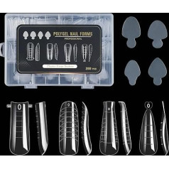 Double Extension Gel Shape Sticker Set Manicure Tool