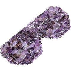 Natürliche Jade-Maske, Rosenquarz, Augenmaske, Naturstein, Amethyst-Maske