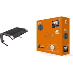 WORX WA0810 Garage for Landroid Robotic Lawnmower – Folding Canopy for All Landroid & WA0177 Boundary Wire for Landroid Robotic Lawnmowers – 200 m Sturdy Boundary Cable for Limiting the Mowing Area