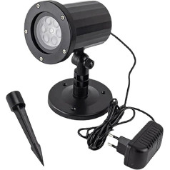 Schneeflocke Projektor Licht Dekorative Beleuchtung Schneefall Weihnachten Licht Landschaft Licht für Garten Innen Urlaub, Bunte Schneeflocke