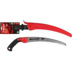 Bellota 454BIMR13 Gepard-Gartensäge mit 33 cm gebogener Klinge mit japanischem Zahnung und geradem Zweikomponenten-Griff, inkl. Tasche