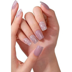 Gel Nail Foils with Luminous Star Shapes, Fashionable and Practical Nail Sticker Foils
