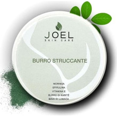 Joel Skin Care - Moisturising Makeup Remover for Face and Eyes for Thorough and Gentle Cleansing with Moringa, Snail Slime, Spirulina and Shea Butter - 100ml