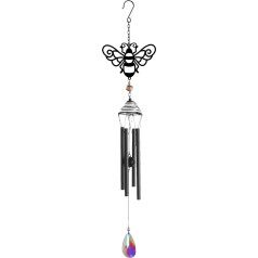 Primus Silhouette Metal Wind Chime, Black, 50 cm x 8.85 cm x 3.92 cm