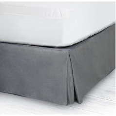 10XDIEZ Sun Lounger Grey - Durable and Adjustable Bed Valances (Grey Sunshine - Cama 135 cm)