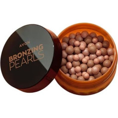 Avon Glow Bronzing Glow Bronzing Powder Beads with Mineral Pigments - Radiant Complexion, Natural Glow, Mineral Pigments - Medium Tan