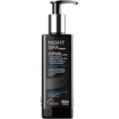 Truss - Night Spa Serum - Overnight Hair Treatment - Vegan Wax Base - Organic - Ingredients - Moisturising - Anti - Frizz Formula - Offers Softness - Extra Shine - Seals Hair Cuticle - 8.45 oz / 250